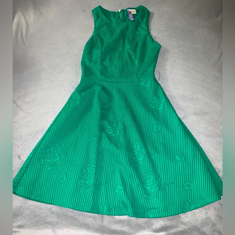 Alya green floral dress size xs